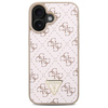 GUESS ETUI DO IPHONE 16 6.1' HARDCASE NEW 4G TRIANGLE Z METALOWYM LOGO