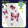 PINIT PRZYPINKI PINIT CASE FLOWER BUTTERFLY DO IPHONE 11 12 13 14 15 WZÓR 1