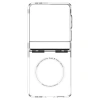 Etui Spigen Ultra Hybrid Pro Mag MagSafe na Samsung Galaxy Z Flip 7 - przezroczysto-białe