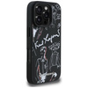 Etui Karl Lagerfeld Grained Pattern &    Logo MagSafe do iPhone 16 Pro czarny