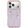 Etui Karl Lagerfeld IML Choupettes Karl  Script Logo MagSafe do iPhone 17 Pro różowy