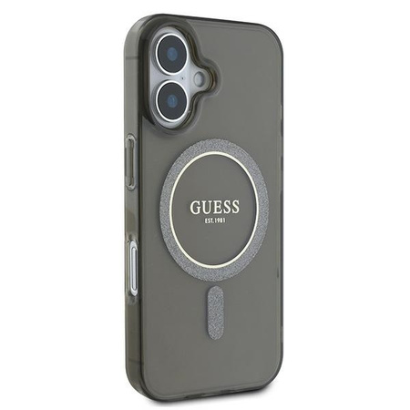 GUESS ETUI CASE HARDCASE IML GLITTER CIRCLE DO IPHONE 16 PLUS DO MAGSAFE