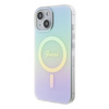 Guess GUHMP15SHITSQ iPhone 15 6.1" turkusowy/turquoise hardcase IML Iridescent MagSafe