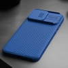 Pancerne etui Nillkin CamShield Pro Magnetic Case do iPhone 15 Plus z osłoną na aparat - niebieskie