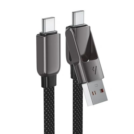 ACEFAST KABEL C13-05 USB-C DO USB-A 480MB/S 3A DO TELEFONÓW I LAPTOPÓW 0.2M