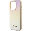 Etui Guess Saffiano Iridescent Script na iPhone 15 Pro - złote