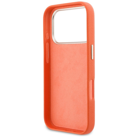 Etui Guess FW Resin Logo do iPhone 17    Pro pomarańczowy
