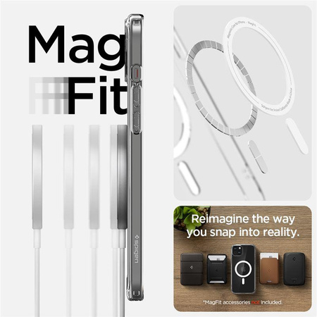 SPIGEN CRYSTAL HYBRID MAG MAGSAFE IPHONE 15 PRO MAX FROST CLEAR