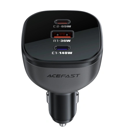 Ładowarka Acefast B14 samochodowa 165W 2x USB-C 1x USB-A - czarna