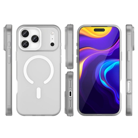 HURTEL ETUI MAGNETIC ABRASIVE DO IPHONE 17 PRO KOMPATYBILNE Z MAGSAFE