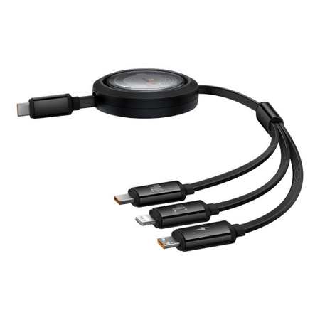 BASEUS KABEL 3W1 USB-C DO LIGHTNING MICRO 100W 1,1M DO TELEFONÓW ANDROID