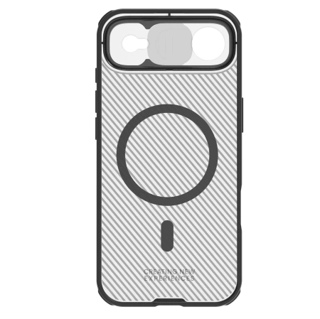 Etui Nillkin CamShield Pro kompatybilne z MagSafe na iPhone 17 Air - przezroczyste czarne