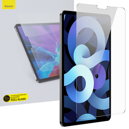 Baseus 2x Full-glass film 0,3mm szkło hartowane do iPad Pro 11" 2021 (5 gen.) / 2020 (4 gen.) / 2018 (3 gen.) i iPad Air 4/Air 5 10.9" z zestawem montażowym