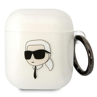 Etui Karl Lagerfeld KLA2HNIKTCT na AirPods 1/2 - przezroczyste Karl's Head