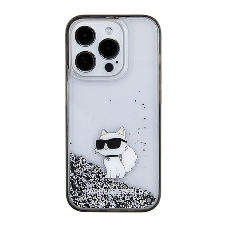 KARL LAGERFELD POKROWIEC KLHCP15LLKCNSK DO IPHONE 15 PRO 6.1 LIQUID GLITTER