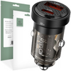 TECH-PROTECT ŁADOWARKA CAR CHARGER 2 PORTY DO USB PD30W QC3.0 DO TELEFONÓW