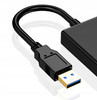 Adapter przejściówka Co2 do laptopa, USB-C - HDMI 4K, do Windows, do Mac OS, do Linux, szary