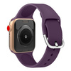 Silicone Strap APS silikonowa opaska do Watch 8 / 7 / 6 / 5 / 4 / 3 / 2 / SE (41 / 40 / 38mm) pasek bransoleta do zegarka czarny