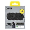 Lokalizator SBS uniwersalny Track My Dual zestaw 4 szt. - czarny