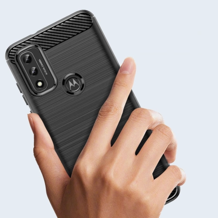 HURTEL POKROWIEC CARBON DO MOTOROLA MOTO G PLAY 2022 ELASTYCZNE WODOODPORNE