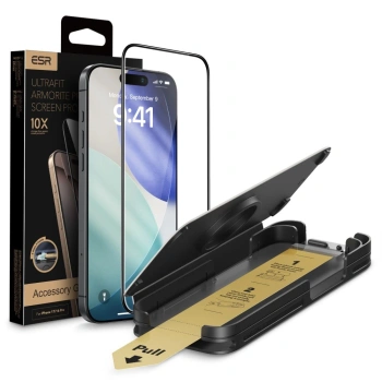 ESR SZKŁO HARTOWANE ULTRAFIT ARMORITE PRO DO IPHONE 16 PRO 17 OCHRONA