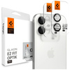 Osłona aparatu Spigen Optik Pro Glas.TR  "EZ FIT" Camera Protector 2szt do iPhone 17 / 16 / 16 Plus srebrny