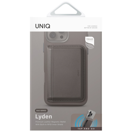UNIQ MAGNETYCZNY PORTFEL RFID DO IPHONE 13 14 15 LYDEN DS STAND Z WIELOMA