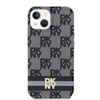 DKNY ETUI HARDCASE DO IPHONE 15 PLUS 14 PLUS 6.7 IML CHECKERED MONO