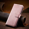 Magnet Case elegancki futerał etui pokrowiec z klapką i funkcją podstawki Samsung Galaxy S22+ (S22 Plus) różowy