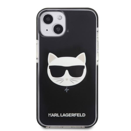 Etui Karl Lagerfeld KLHCP13STPECK na iPhone 13 mini hardcase - czarne Choupette Head