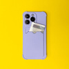 Card Armor Case etui pokrowiec do Xiaomi Redmi 10X 4G / Xiaomi Redmi Note 9 portfel na kartę silikonowe pancerne etui Air Bag granatowy