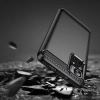 Carbon Case elastyczne etui pokrowiec Xiaomi Redmi Note 11 czarny