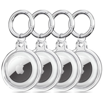 TECH-PROTECT ETUI DO AIRTAG 4-PACK DO APPLE AIRTAG OCHRONNE I PRZEŹROCZYSTE