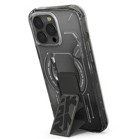 Skinarma etui Helio iPhone 16 Pro 6.3   Magnetic Charging + Grip Stand czarny/black