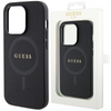 Etui Guess GUHMP14LPSAHMCK na iPhone 14 Pro - czarne Saffiano MagSafe