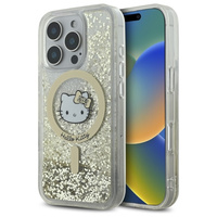 HELLO KITTY POKROWIEC MAGNETYCZNY DO IPHONE 16 PRO HARDCASE LIQUID GLITTER
