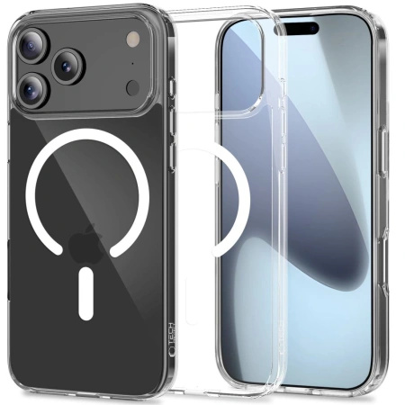 Etui Tech-Protect FlexAir Hybrid MagSafe na iPhone 17 Pro Max - przezroczyste