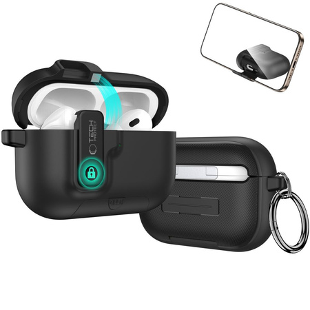TECH-PROTECT SLIM HOOK APPLE AIRPODS PRO 3 BLACK