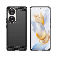 HURTEL ETUI SILIKONOWE CARBON CASE DO HONOR 90 ELASTYCZNE POKROWIEC CZARNY