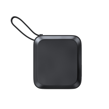 Joyroom powerbank indukcyjny 10000mAh Icy Series 22.5W z wbudowanym kablem USB C czarny (JR-L006)