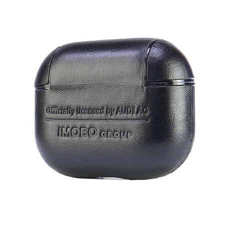 AUDI LEATHER BIG LOGO COVER DO AIRPODS 3 POKROWIEC OCHRONNY Z LOGO SKÓRZANY