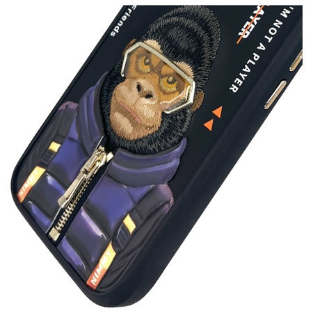 NIMMY ETUI CASE DO IPHONE 16 6.1 CZARNY WZMACNIANE OCHRONA PRZED UPADKAMI