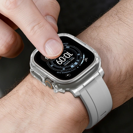 Etui ochronne AMAZINGTHING Minimal na Apple Watch UItra 3 49 mm - przezroczyste