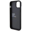 Etui BMW Leather Stamp Tricolor do iPhone 15 Plus - czarne