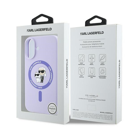 KARL LAGERFELD ETUI HARDCASE SILICONE POKROWIEC DO IPHONE 16 PLUS