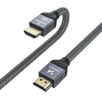 Wozinsky kabel HDMI 2.1 8K 60 Hz 48 Gbps / 4K 120 Hz / 2K 144 Hz 3 m srebrny (WHDMI-30)