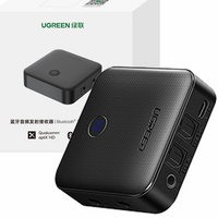 Ugreen 2w1 nadajnik / odbiornik Bluetooth 5.0 do muzyki czarny (CM144)