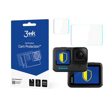 3MK SZKŁO OCHRONNE CAM PROTECTION DO GOPRO HERO 12 OCHRONA EKRANU