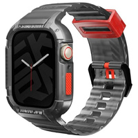 Skinarma pasek+etui Saido 2in1 Apple     Watch 45/44mm dymny/smoke