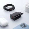Mcdodo Phone Charger, Fast, USB, USB-C, 33W, cable included, 60W, black, CH-0922